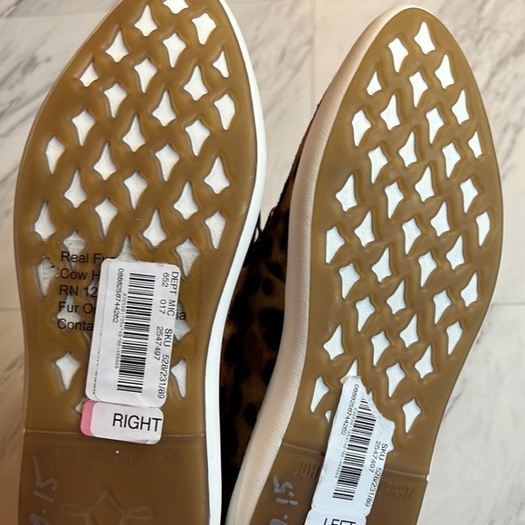 Johnston & Murphy Women Dakota leopard calf hair lace up sneaker size 6 - Picture 7 of 8